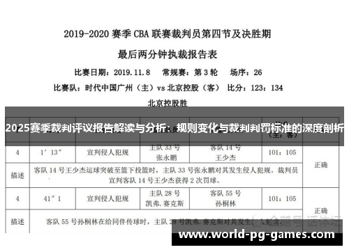 2025赛季裁判评议报告解读与分析:规则变化与裁判判罚标准的深度剖析 2025赛季裁判评议报告解读与分析:规则变化与裁判判罚标准的深度剖析