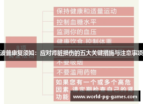 波普康复须知:应对肾脏损伤的五大关键措施与注意事项 波普康复须知:应对肾脏损伤的五大关键措施与注意事项