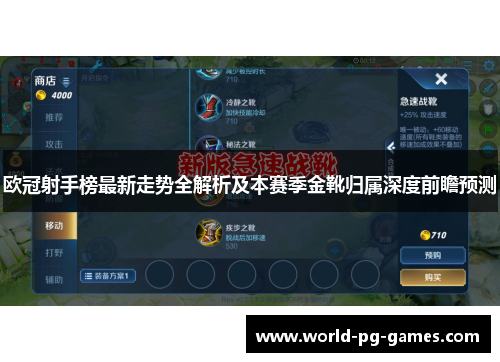 欧冠射手榜最新走势全解析及本赛季金靴归属深度前瞻预测 欧冠射手榜最新走势全解析及本赛季金靴归属深度前瞻预测